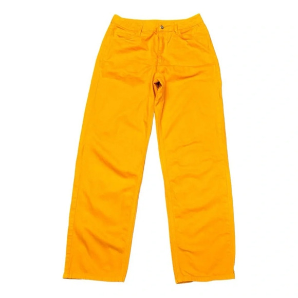 ASOS COLLUSION Men’s x004 Orange Extreme Baggy Dad Jeans Size 34Wx34L - Picture 1 of 10